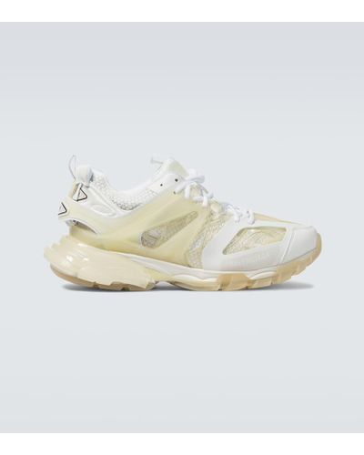 Balenciaga Track Sneakers mit transparenter Sohle - Weiß