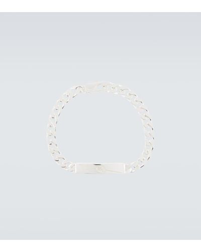 Gucci Interlocking G Sterling Silver Bracelet - White