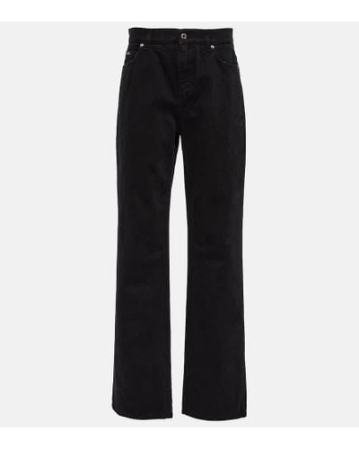 Dolce & Gabbana X Kim Mid-rise Straight Jeans - Black