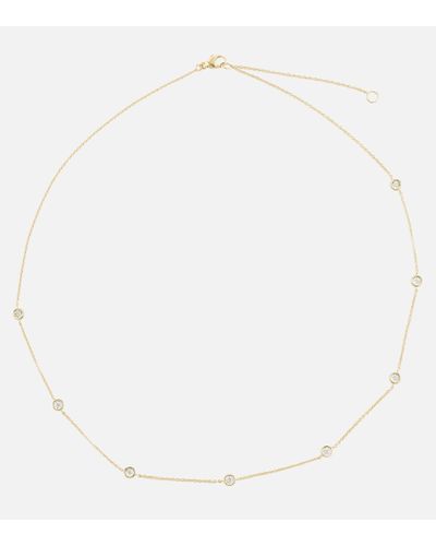STONE AND STRAND Diamonds By The Dozen 10kt Gold Necklace With Diamonds - White