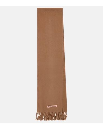 Acne Studios Canada New Wool Scarf - Natural