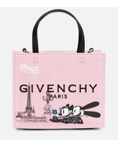 Givenchy X Disney® G Small Denim Tote Bag - Pink