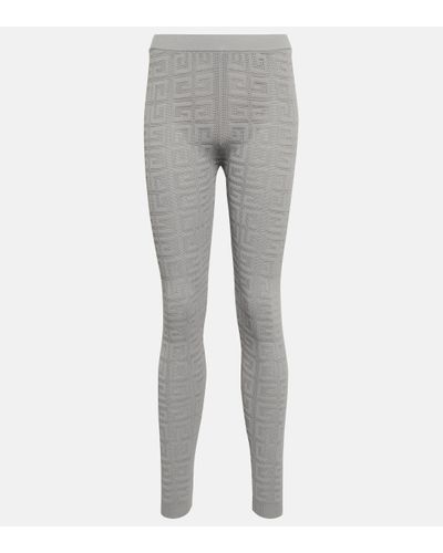 Givenchy 4g Monogram Jacquard leggings - Grey