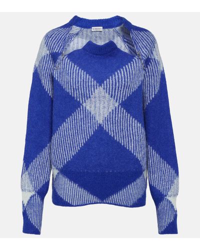Burberry Jumpers - Blue