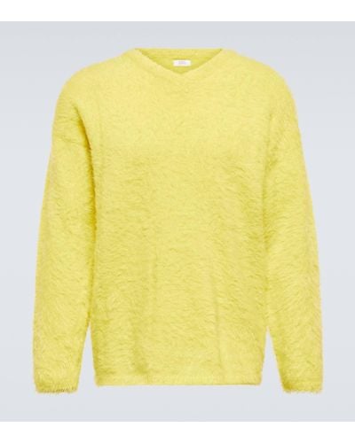 ERL Brushed Jumper - Yellow