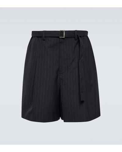 Sacai Suiting Shorts - Blue