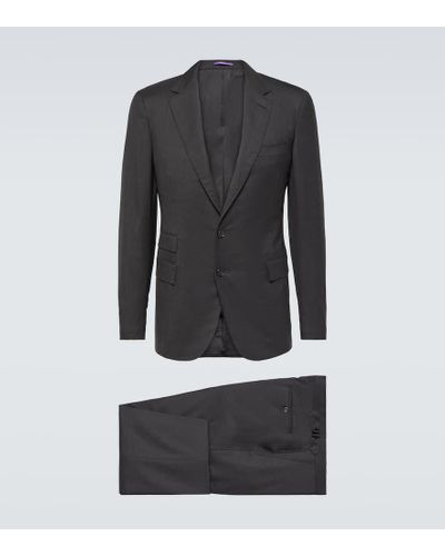 Ralph Lauren Purple Label Traje de lana - Negro