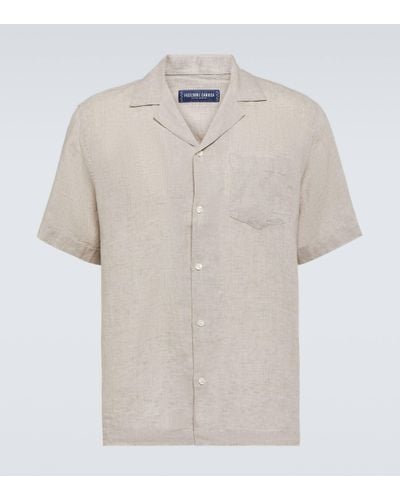 Frescobol Carioca Angelo Linen Shirt - White