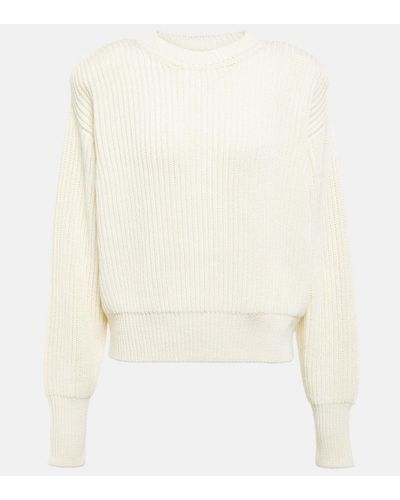 Wardrobe NYC X Hailey Bieber Hb Virgin Wool Sweater - White