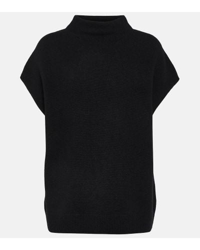 Vince Wool And Cashmere Sweater - Black
