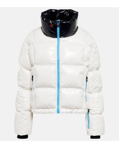 Perfect Moment Nevada Quilted Glossed-shell Down Ski Jacket - White