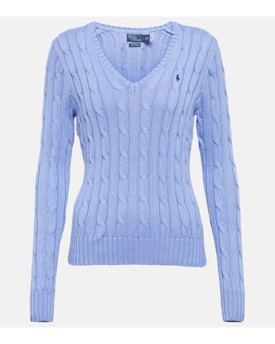 Polo Ralph Lauren Pullover aus Baumwolle - Blau