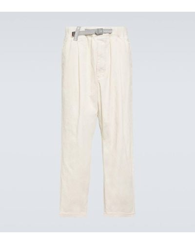 and wander Cotton Corduroy Pants - White