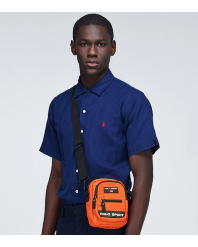 Bolso bandolera Polo Sport Polo Ralph Lauren de Tejido sintético de color  Naranja para hombre | Lyst