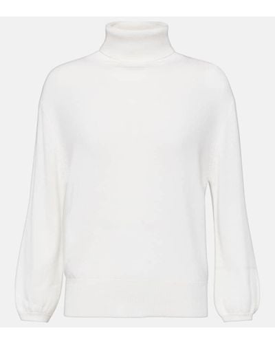 Jardin Des Orangers Wool And Cashmere Turtleneck Sweater - White