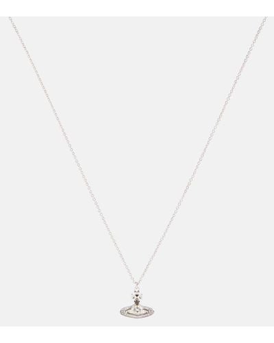 Vivienne Westwood Halskette Pina - Weiß