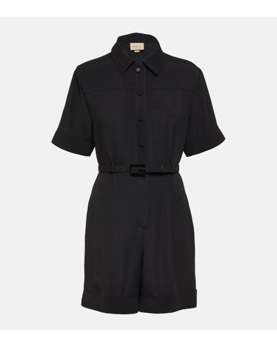 Gucci Belted Playsuit - Black