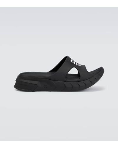 Givenchy Marshmallow Flat Sandals - Black