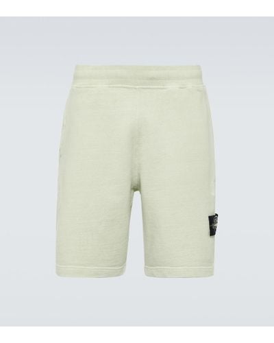Stone Island Shorts Tinto Terra in jersey di cotone - Neutro
