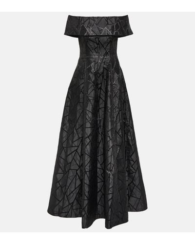 Rebecca Vallance Colette Off-shoulder Gown - Black