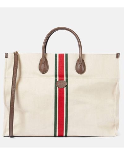 Gucci Large Size Foldable Shopping Bag - Natural