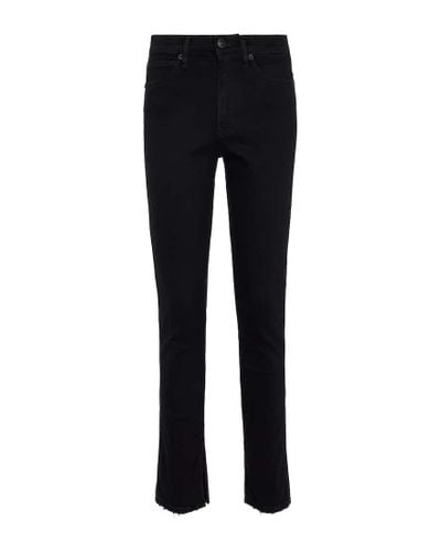 3x1 Kaya Skinny Split-cuff Jeans - Black