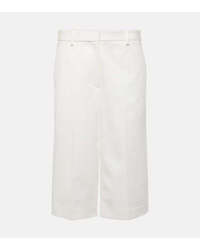 Nili Lotan Bermuda-Shorts Erza aus Baumwolle - Weiß