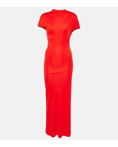 Khaite Yenza Maxi Dress - Red