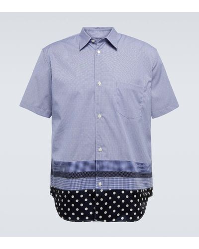 Comme des Garçons Chemise en coton - Bleu