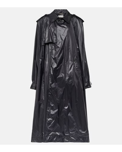 Saint Laurent Oversized Trench Coat - Black