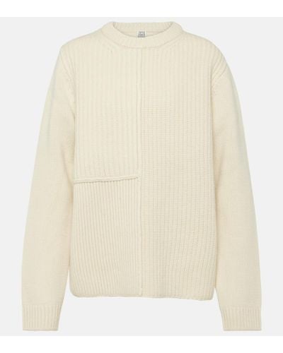 Totême Pullover aus Wolle - Natur