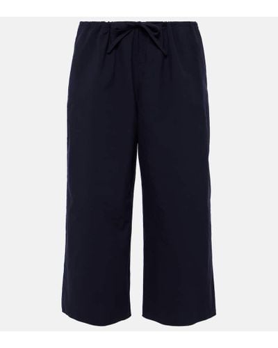 The Row Pantaloni culottes Jubin - Blu