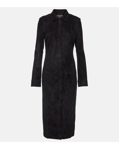 Stouls Becky Suede Coat - Black