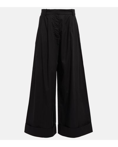 Co. High-rise Tton Trousers - Black