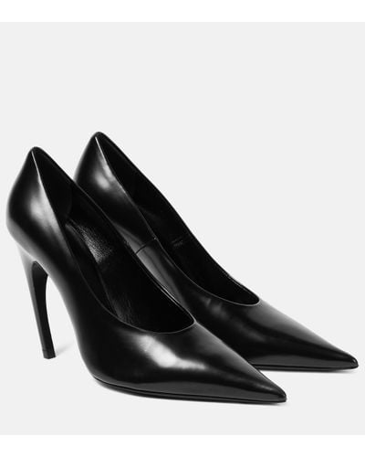Nensi Dojaka Patent Leather Court Shoes - Black