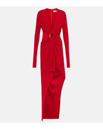 Alexandre Vauthier Cutout Maxi Dress - Red