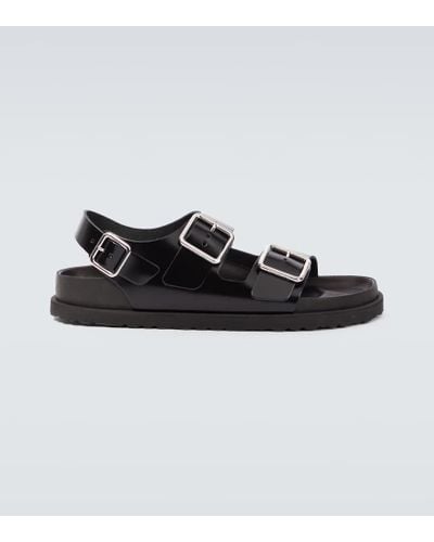 Birkenstock 1774 Milano Leather Slingback Sandals - Black