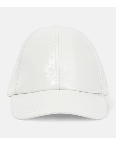Courreges Classic Vinyl Baseball Cap - White