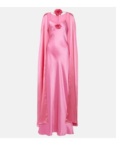 Rodarte Robe aus Seide - Pink
