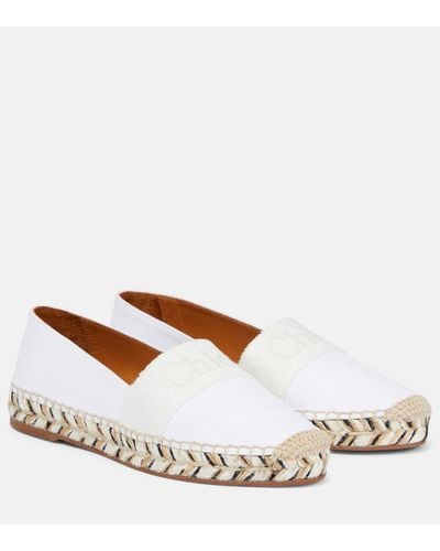 Chloé Piia Canvas Espadrilles - Brown