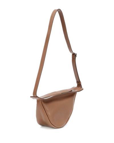 The Row Slouchy Banana Small Crossbody Bag in Brown - Lyst