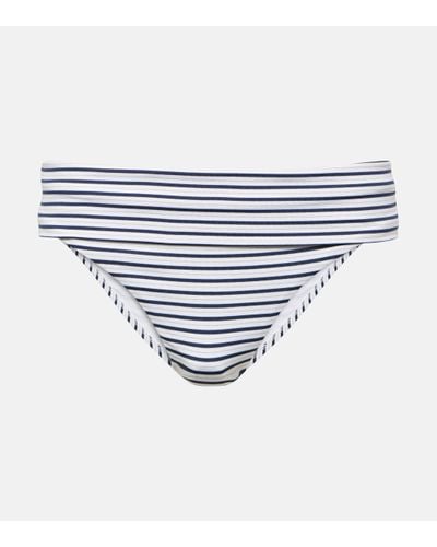 Melissa Odabash Brussels Striped Bikini Bottoms - White