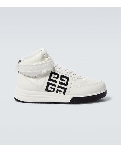Givenchy High-Top Sneakers G4 aus Leder - Weiß