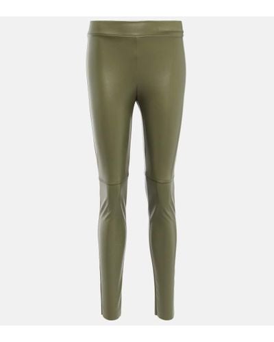 Wolford Estella Faux Leather leggings - Green