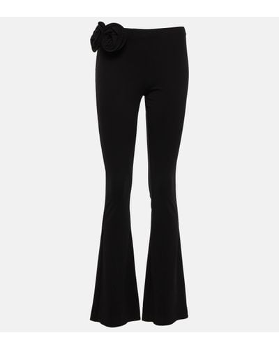 Magda Butrym Low-rise Flared Trousers - Black