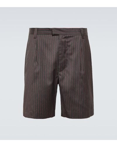 Winnie New York Wool And Silk Shorts - Gray