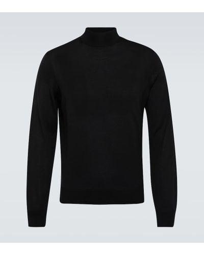 Tom Ford Turtleneck Wool Sweater - Black
