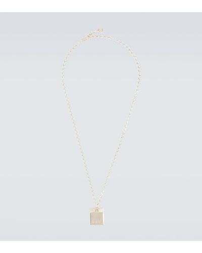 Jacquemus La Chaine Cube Necklace - White