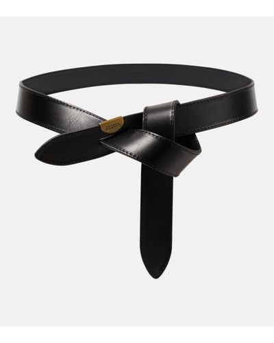 Isabel Marant Leather Belt - Black