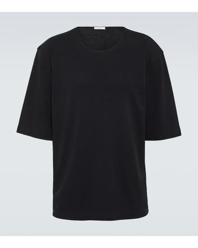 Lemaire T-shirt in jersey di cotone - Nero